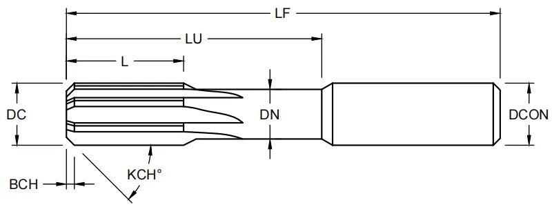 Cylindrical object technical drawing